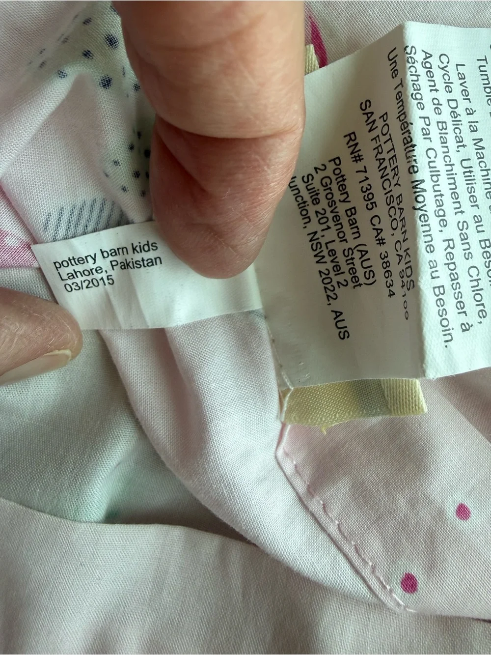 Pottery Barn Kids Pink Whimsical Standard Sham